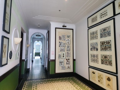 JW 메리어트 푸꾸옥, 객실 복도에서 느껴지는 대학 캠퍼스 분위기