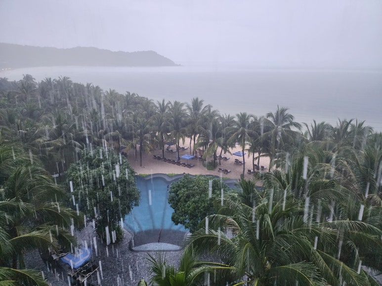 JW 메리어트 푸꾸옥, 바다뷰, 비올때 바다뷰